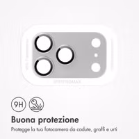 imoshion Kameraprotektor aus Glas 2er-Pack für das Apple Apple iPhone 17 Pro Max - Silver
