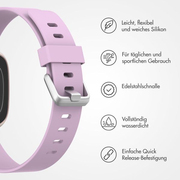 imoshion Silikonarmband für die Fitbit Versa (2) / Versa Lite - Größe S - Altrosa