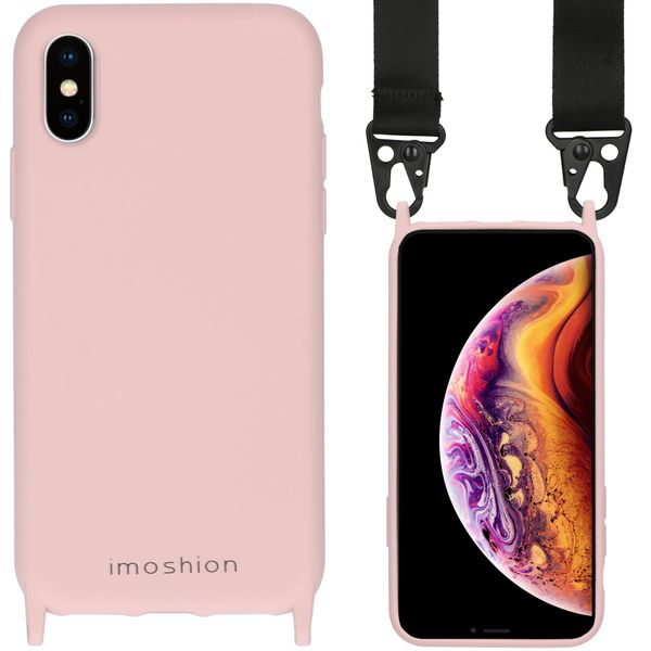 imoshion Farbhülle mit Band - Nylonband iPhone Xs / X - Rosa