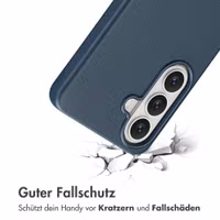 Accezz MagSafe Leather Backcover Samsung Galaxy S26 - Nightfall Blue