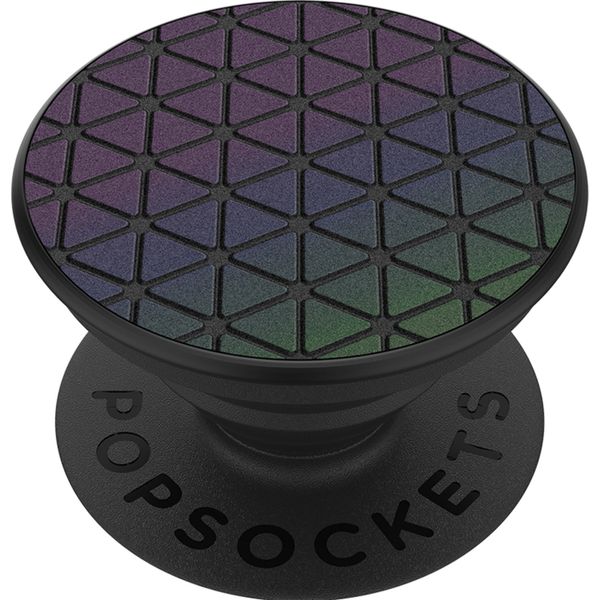 PopSockets PopGrip - Abnehmbar - Reflective Techno Grid Chromatic