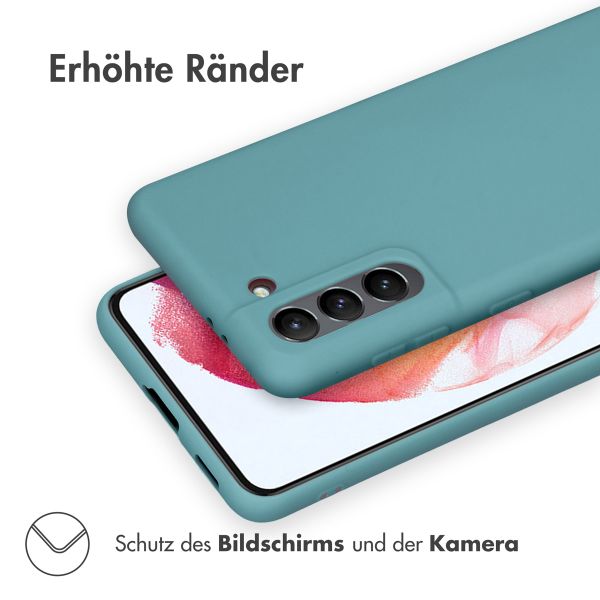 imoshion Color TPU Hülle für das Samsung Galaxy S21 - Dunkelgrün