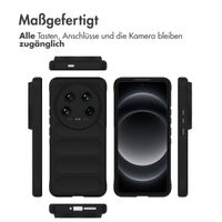 imoshion EasyGrip Back Cover für das Xiaomi 14 Ultra - Schwarz