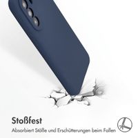 Accezz Liquid Silikoncase Samsung Galaxy A57 (5G) - Dunkelblau