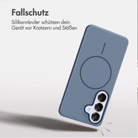 imoshion Color Backcover mit Thin MagSafe Ring Samsung Galaxy S25 / S24 - Dunkelblau
