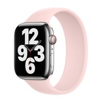 Apple Silikon Solo Loop für das  Apple Watch | 38/40/41/42 mm - Größe 4 - Chalk Pink