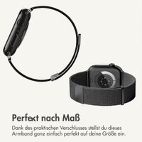 imoshion Mailändische Magnetarmband für Apple Watch | 38/40/41/42 mm - Schwarz