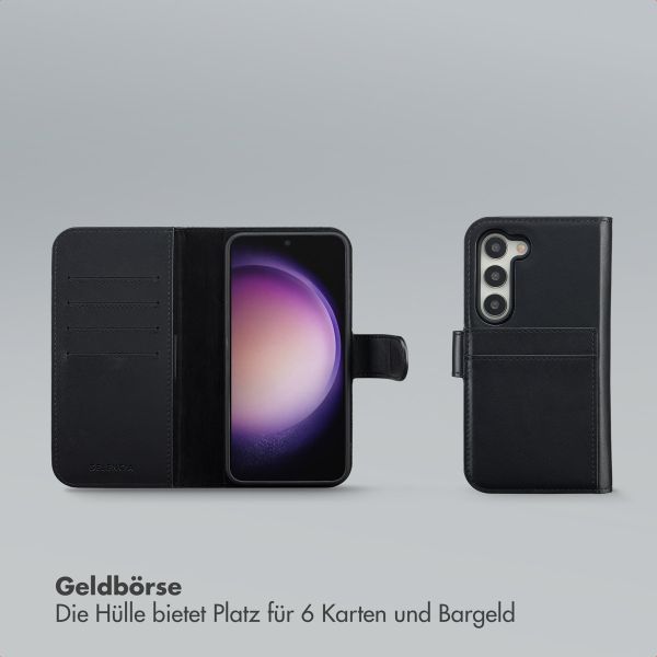 Selencia Olyn Abnehmbare Bookcase mit MagSafe Samsung Galaxy S23 - Schwarz