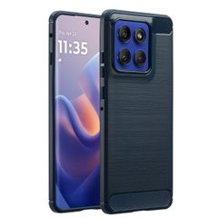 imoshion Brushed Back Cover Motorola Edge 60 Pro - Dunkelblau