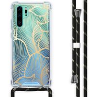 imoshion Design Hülle mit Band für das Huawei P30 Pro - Golden Leaves