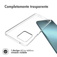 Accezz Clear TPU Backcover Motorola Moto G72 - Transparent