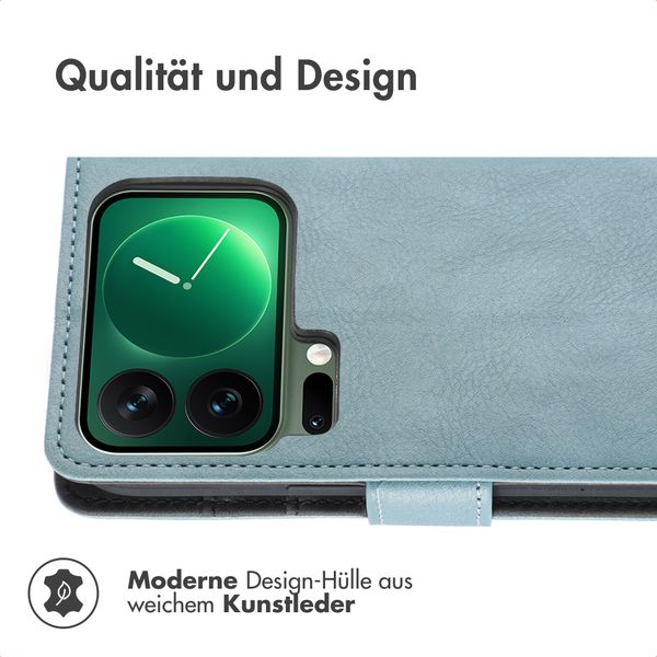 imoshion Luxuriöse Klapphülle Xiaomi 17 Pro Max - Hellgrau