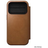 Nomad Modern Leather Folio Klapphülle Apple iPhone 18 Pro Max - English Tan