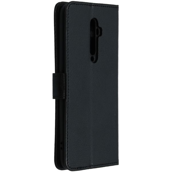 Litchi Klapphülle Schwarz für das Oppo Reno2 Z