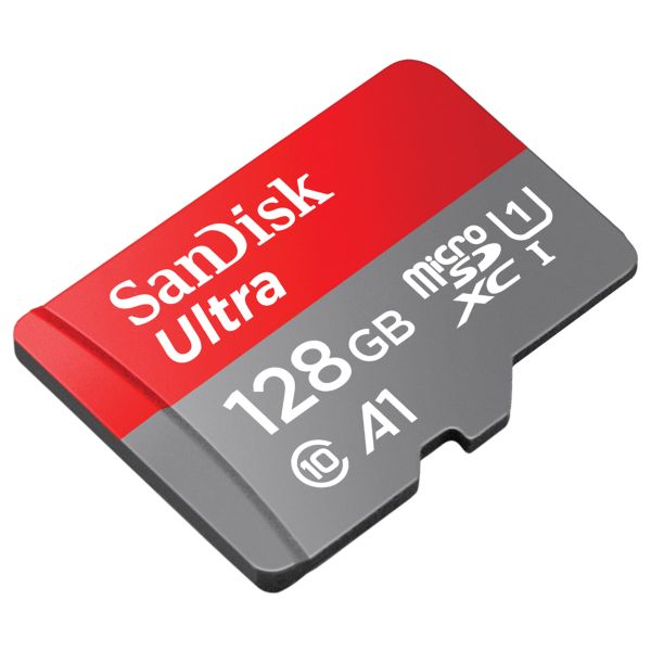 SanDisk microSD Ultra - 128GB - inklusive SD Adapter - Full HD