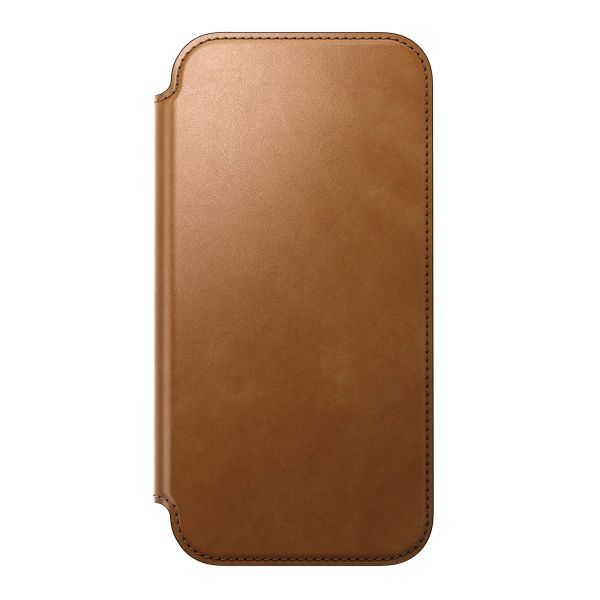 Nomad Modern Leather Folio Klapphülle Apple iPhone 17 Pro Max - English Tan