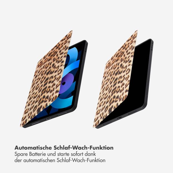 Selencia Vivid Klapphülle Apple iPad Air 11 Zoll (2025) M3 / (2024) M2 / Air 5 (2022) / Air 4 (2020) - Wild Leo