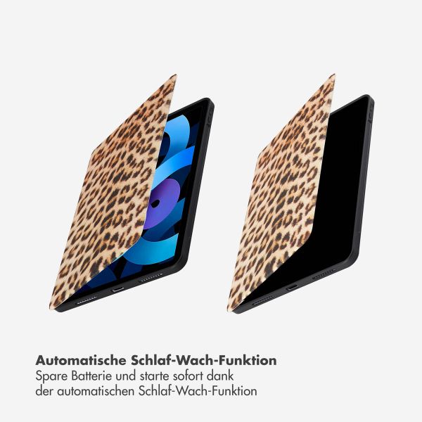 Selencia Vivid Klapphülle für das  iPad Air 11 Zoll (2024) M2 / Air 5 (2022) / Air 4 (2020) - Wild Leo