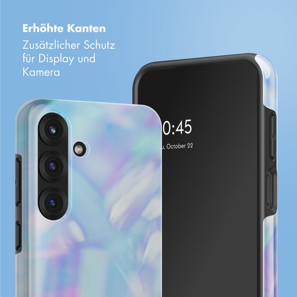 Selencia Vivid Back Cover Samsung Galaxy S25 - Holographic Blue Dream