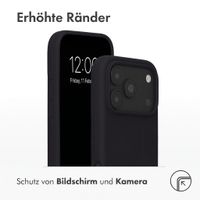 Accezz Liquid Silikoncase mit MagSafe Apple iPhone 18 Pro / 17 Pro - Schwarz