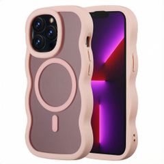 Selencia Wavy Backcover mit MagSafe Apple iPhone 13 Pro - Soft Pink