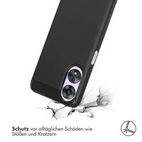 imoshion Brushed Back Cover Oppo A78 (4G) - Schwarz