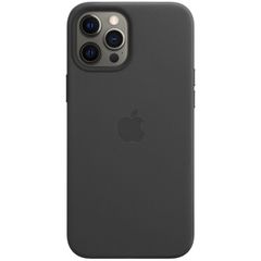 Apple Leder-Case MagSafe für das iPhone 12 Pro Max - Black