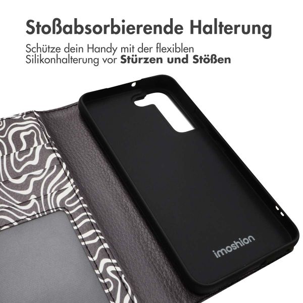 imoshion Design Klapphülle Samsung Galaxy S22 - Black And White