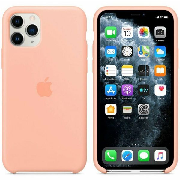 Apple Silikon-Case für das Apple iPhone 11 Pro - Grapefruit