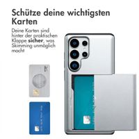 imoshion Backcover mit Kartenfach Samsung Galaxy S25 Ultra - Grau