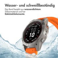 imoshion QuickFit® Silikonarmband - 26 mm Garmin Watch Anschluss - Orange