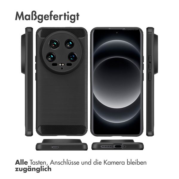 imoshion Brushed Back Cover Xiaomi 14 Ultra - Schwarz