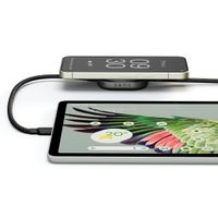 Zens Pro 2 USB-C-Kabel mit kabellosem Ladegerät für Telefon / Earbuds - MagSafe und Qi2 - Schwarz