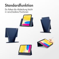 Accezz High Stand tablet case Apple iPad 11 (2025) 11 Zoll A16 / iPad 10 (2022) 10.9 Zoll - Dunkelblau