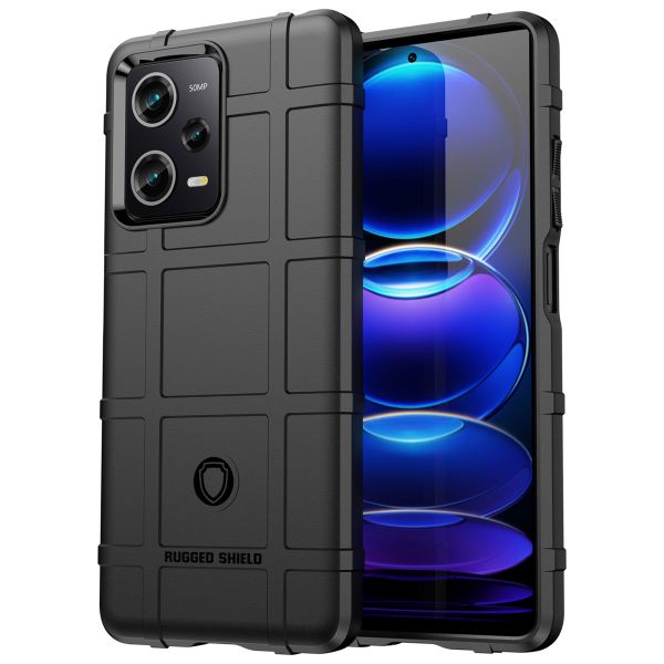 imoshion Rugged Shield Backcover für das Xiaomi Poco X5 Pro 5G - Schwarz