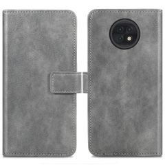 imoshion Luxuriöse Klapphülle Xiaomi Redmi Note 9T (5G) - Grau