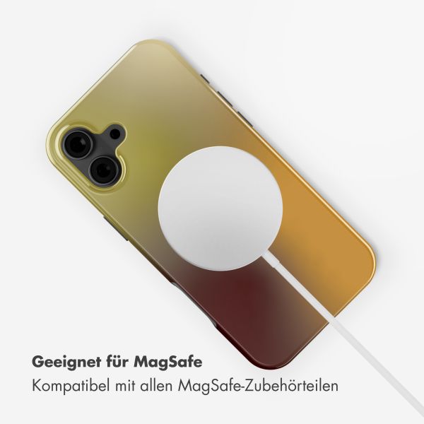 Selencia Vivid Rückabdeckung mit MagSafe Apple iPhone 16 - Gradient Olive Dust