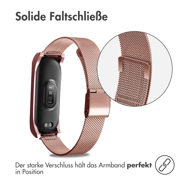 imoshion Mailändische armband für das Xiaomi Mi Band 7 - Rose