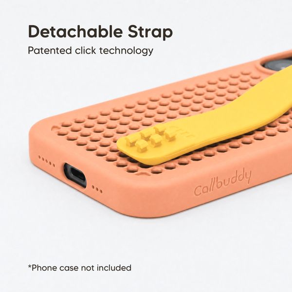 Callbuddy Multifunktionales Armband für das Apple iPhone 17 / 17e / 16e / 15 / 14 / 13 - Yellow