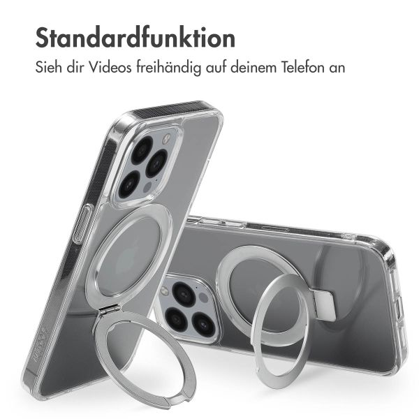 Accezz Ring Stand Backcover mit MagSafe Apple iPhone 13 Pro - Transparent