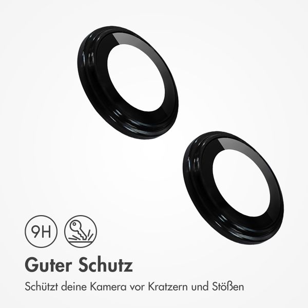imoshion ﻿2er-Pack Objektivschutz für Kamera für das Apple iPhone 13 - Schwarz