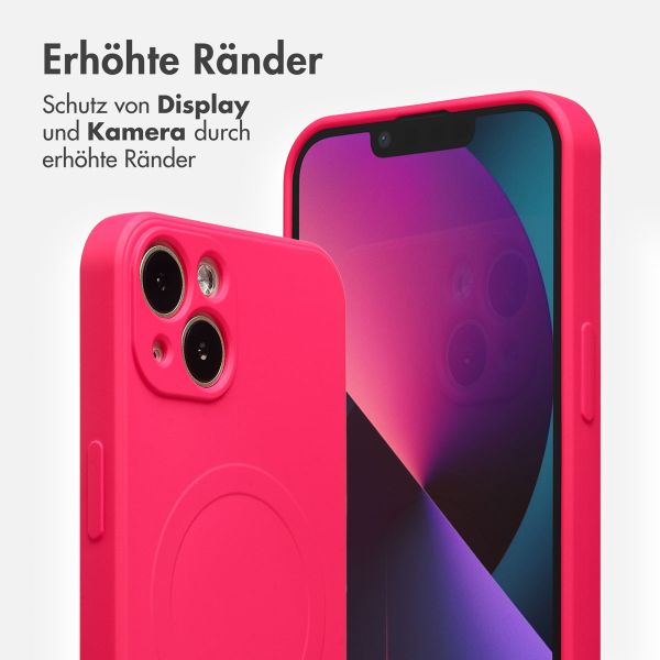 imoshion Color Back Cover mit MagSafe Apple iPhone 13 - Neon Pink
