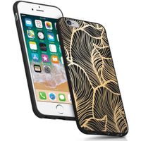 imoshion Design Hülle für das iPhone 6 / 6s - Blätter / Schwarz