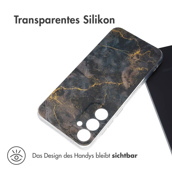 imoshion Design Hülle Samsung Galaxy A55 - Black Marble
