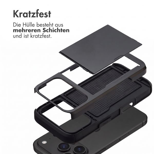 imoshion Backcover mit Kartenfach Apple iPhone 18 Pro / 17 Pro - Schwarz