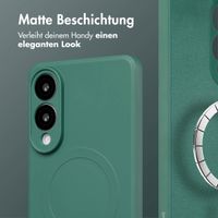 imoshion Color Back Cover mit MagSafe Samsung Galaxy S25 Edge - Dunkelgrün