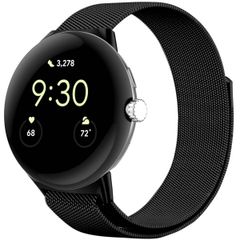 imoshion Mailändische Magnetarmband für das Google Pixel Watch / Watch 2 / Watch 3 (41 mm) - Schwarz