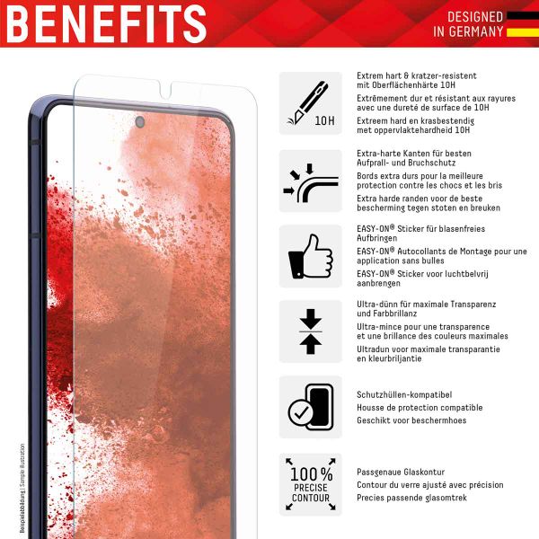 Displex Bildschirmschutzfolie Real Glass für das Samsung Galaxy Xcover 5