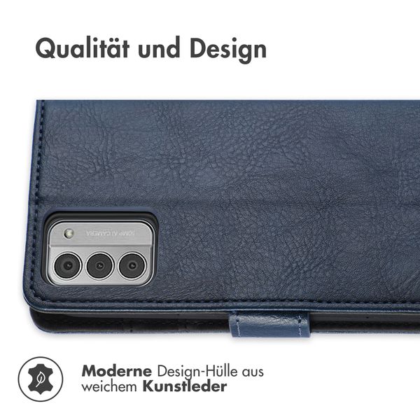 imoshion Luxuriöse Klapphülle Nokia G42 - Dunkelblau