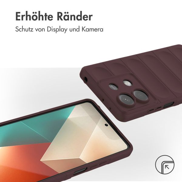 imoshion EasyGrip Back Cover für das Xiaomi Redmi Note 13 (5G) - Aubergine